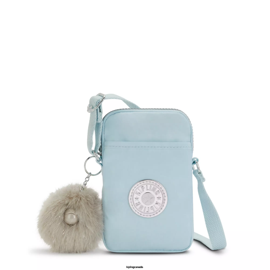 Women Crossbody Bags Kipling Bridal Blue Tally Crossbody Phone Bag FHZD50 - Image 1