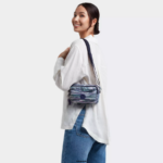 Women Crossbody Bags Kipling Brush Stripes Abanu Multi Printed Convertible Crossbody Bag FHZD319 - Image 4