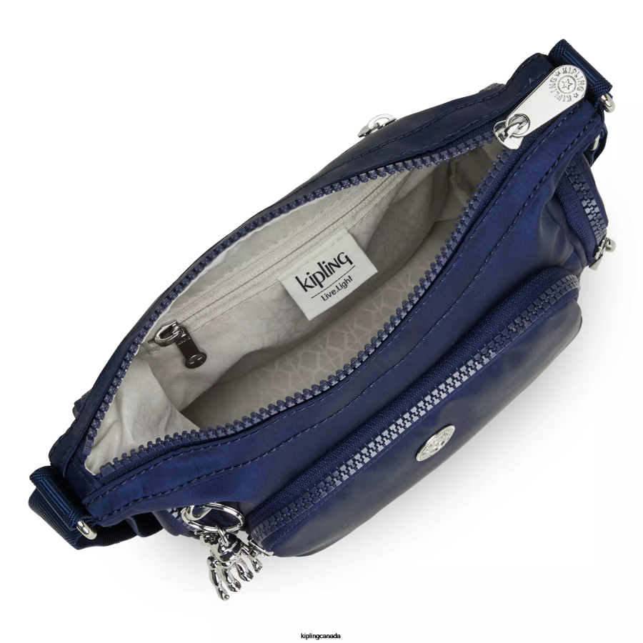 Women Crossbody Bags Kipling Cosmic Blue Gabbie Mini Crossbody Bag FHZD201 - Image 3
