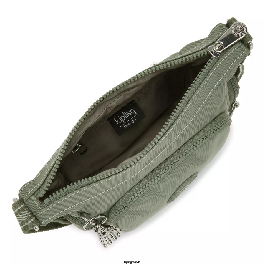 Women Crossbody Bags Kipling Dark Seaweed Gabbie Mini Crossbody Bag FHZD74 - Image 3
