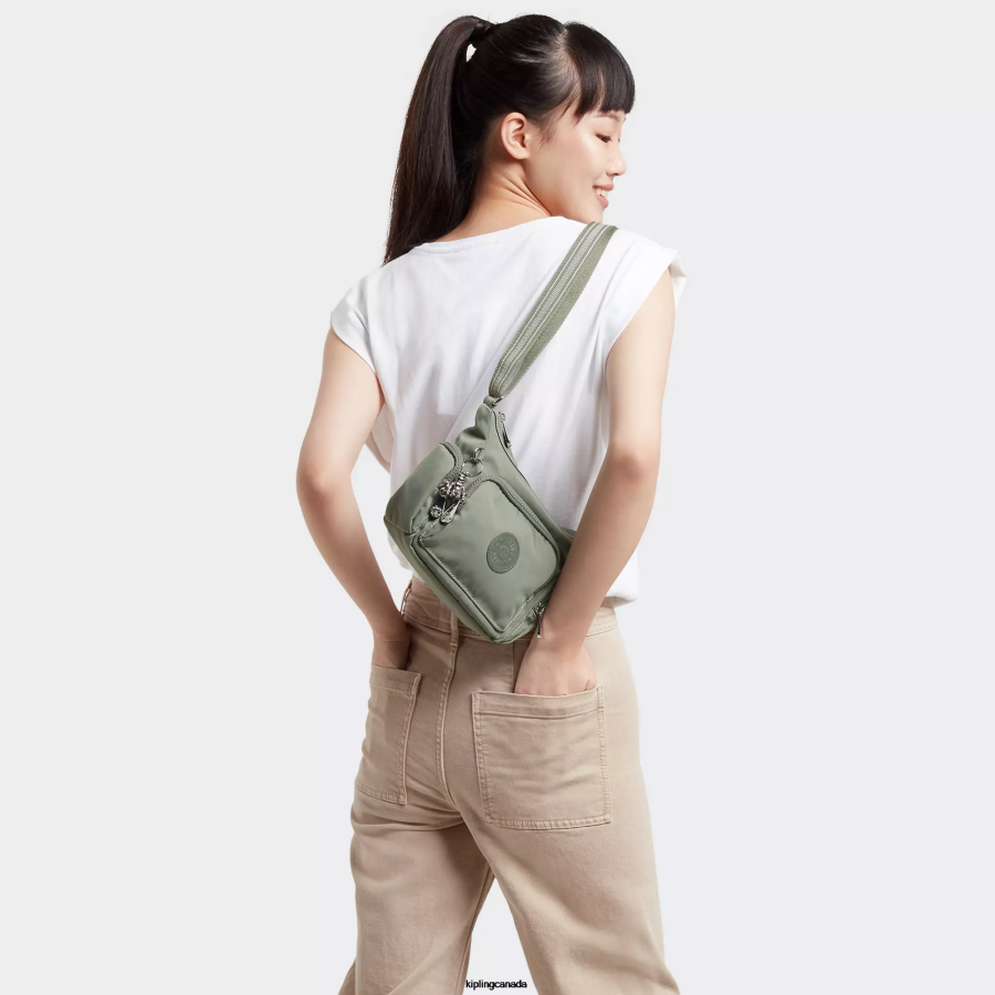 Women Crossbody Bags Kipling Dark Seaweed Gabbie Mini Crossbody Bag FHZD74 - Image 4