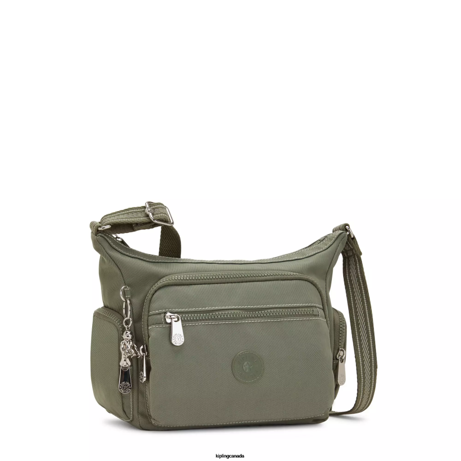 Women Crossbody Bags Kipling Dark Seaweed Gabbie Small Crossbody Bag FHZD75 - Image 2