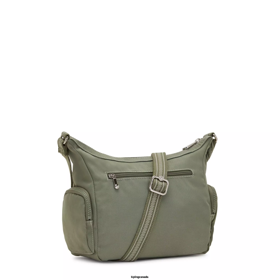 Women Crossbody Bags Kipling Dark Seaweed Gabbie Small Crossbody Bag FHZD75 - Image 5
