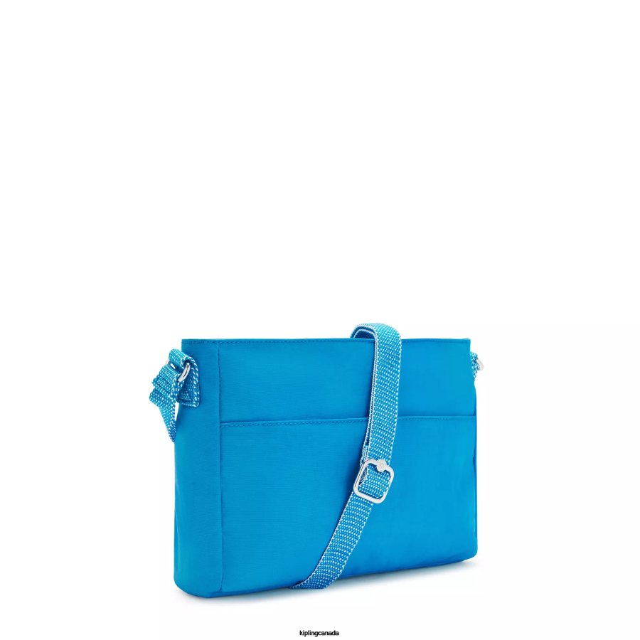 Women Crossbody Bags Kipling Eager Blue New Angie Crossbody Bag FHZD170 - Image 4