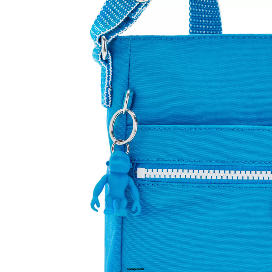 Women Crossbody Bags Kipling Eager Blue New Angie Crossbody Bag FHZD170 - Image 5