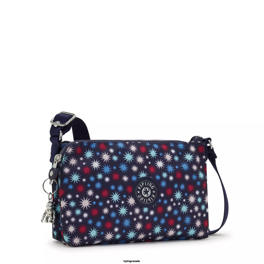 Women Crossbody Bags Kipling Funky Stars Boyd Printed Crossbody Bag FHZD219 - Image 2