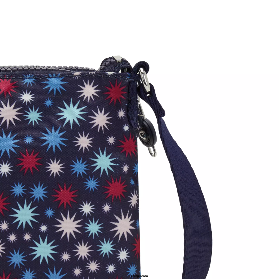 Women Crossbody Bags Kipling Funky Stars Boyd Printed Crossbody Bag FHZD219 - Image 5