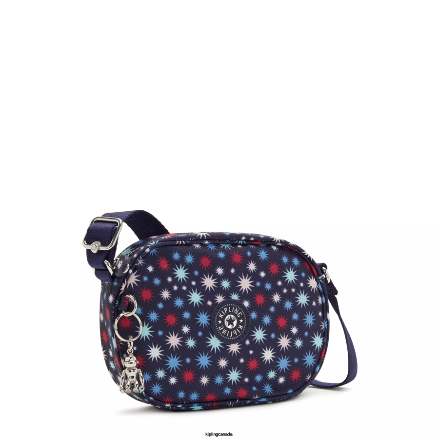 Women Crossbody Bags Kipling Funky Stars Gema Printed Crossbody Bag FHZD220 - Image 2