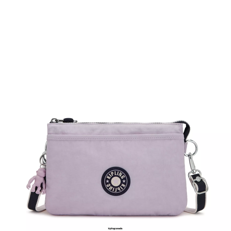 Women Crossbody Bags Kipling Gentle Lilac Block Riri Crossbody Bag FHZD128 - Image 1