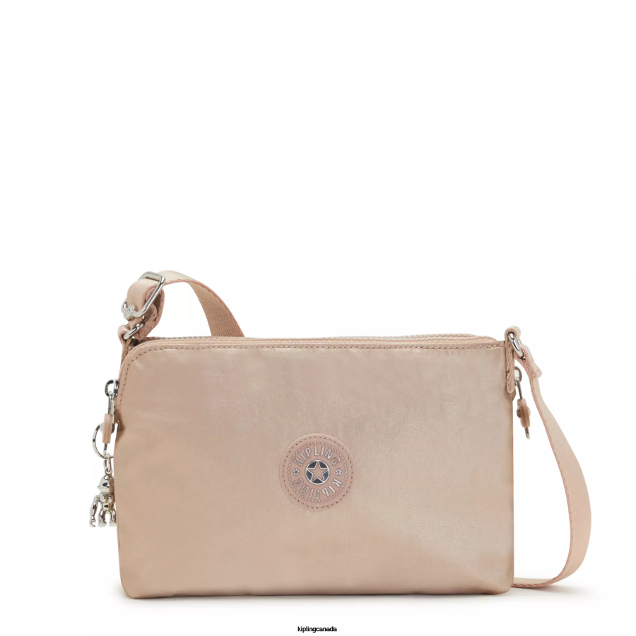 Women Crossbody Bags Kipling Gold Charm Metallic Boyd Metallic Crossbody Bag FHZD211 - Image 1