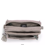 Women Crossbody Bags Kipling Grey Gris Abanu Multi Convertible Crossbody Bag FHZD117 - Image 3