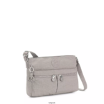 Women Crossbody Bags Kipling Grey Gris New Angie Crossbody Bag FHZD167 - Image 2