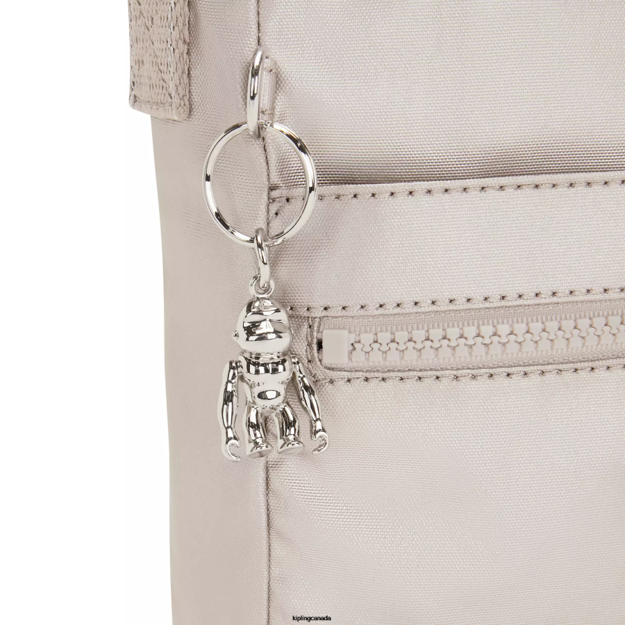 Women Crossbody Bags Kipling Metallic Glow New Angie Metallic Crossbody Bag FHZD231 - Image 5