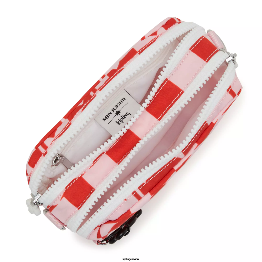 Women Crossbody Bags Kipling Minju Multi Print Milda Minju Kim Crossbody Bag FHZD43 - Image 3