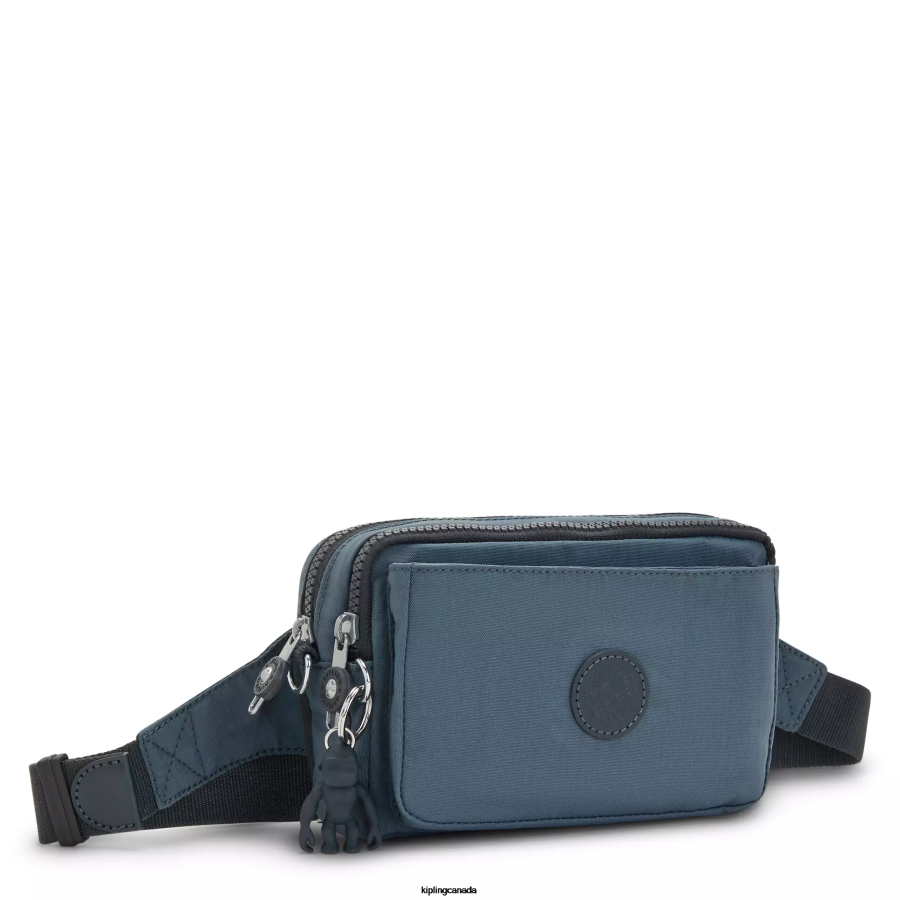 Women Crossbody Bags Kipling Nocturnal Grey Abanu Multi Convertible Crossbody Bag FHZD116 - Image 2