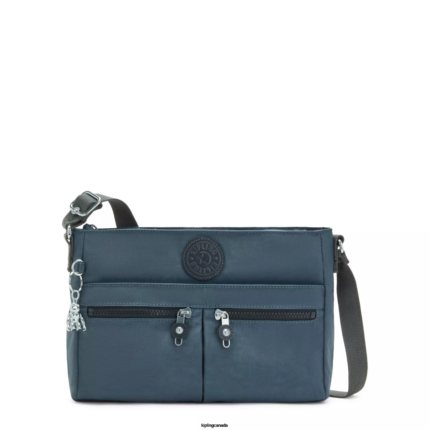 Women Crossbody Bags Kipling Nocturnal Grey New Angie Crossbody Bag FHZD166