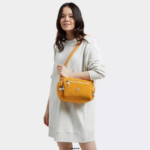 Women Crossbody Bags Kipling Rapid Yellow Gabbie Small Crossbody Bag FHZD159 - Image 4