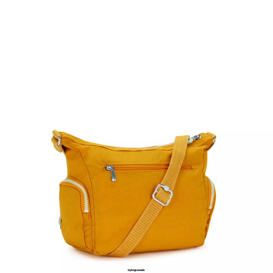 Women Crossbody Bags Kipling Rapid Yellow Gabbie Small Crossbody Bag FHZD159 - Image 5