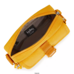 Women Crossbody Bags Kipling RapidÂ YellowÂ M Desta Crossbody Bag FHZD31 - Image 3