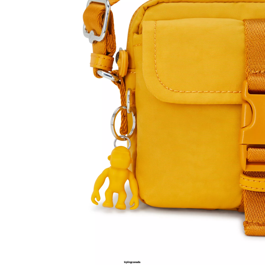 Women Crossbody Bags Kipling RapidÂ YellowÂ M Desta Crossbody Bag FHZD31 - Image 5