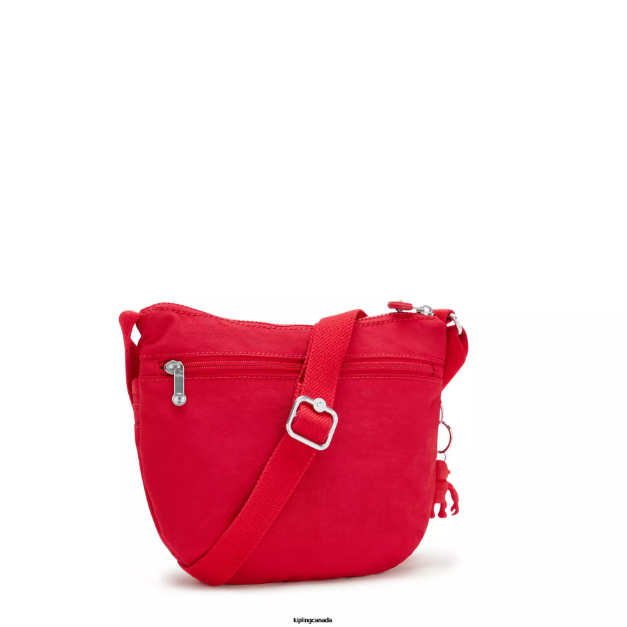 Women Crossbody Bags Kipling Red Rouge Arto Small Crossbody Bag FHZD226 - Image 5
