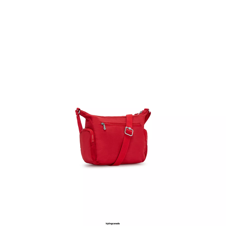 Women Crossbody Bags Kipling Red Rouge Gabbie Small Crossbody Bag FHZD164 - Image 4