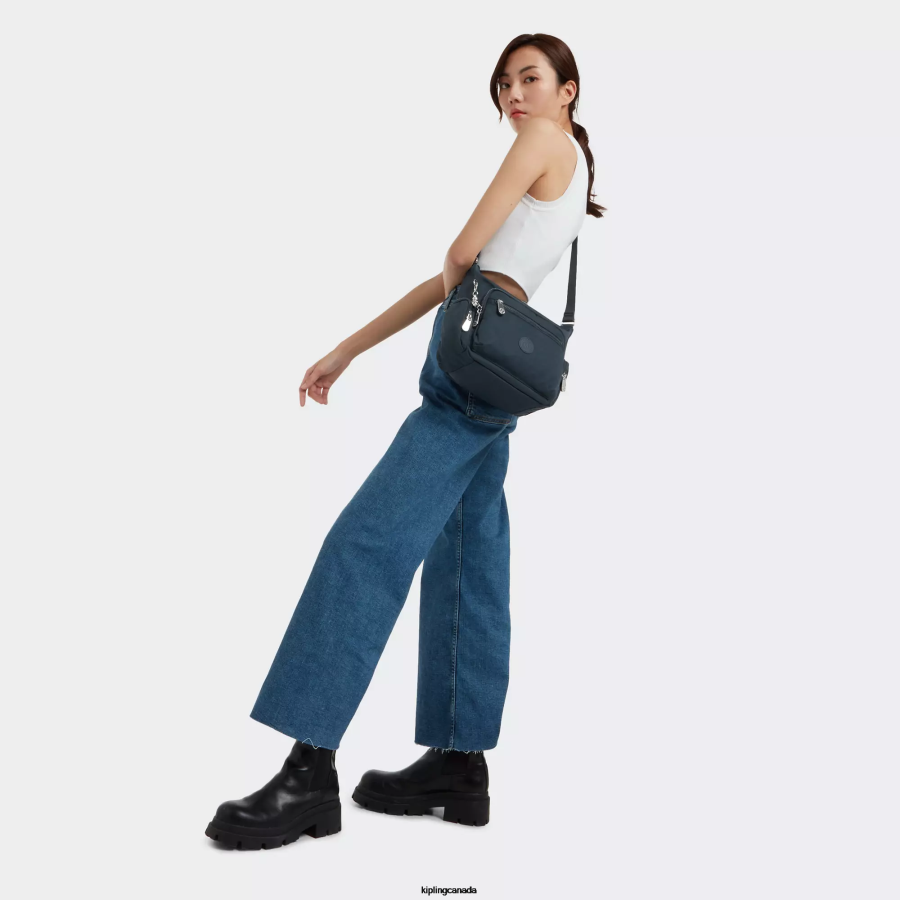 Women Crossbody Bags Kipling Rich Blue Gabbie Small Crossbody Bag FHZD76 - Image 4