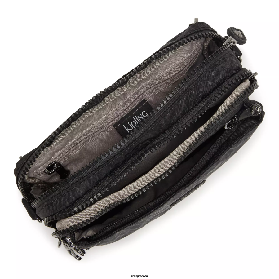 Women Crossbody Bags Kipling Signature Embossed Abanu Multi Printed Convertible Crossbody Bag FHZD188 - Image 3