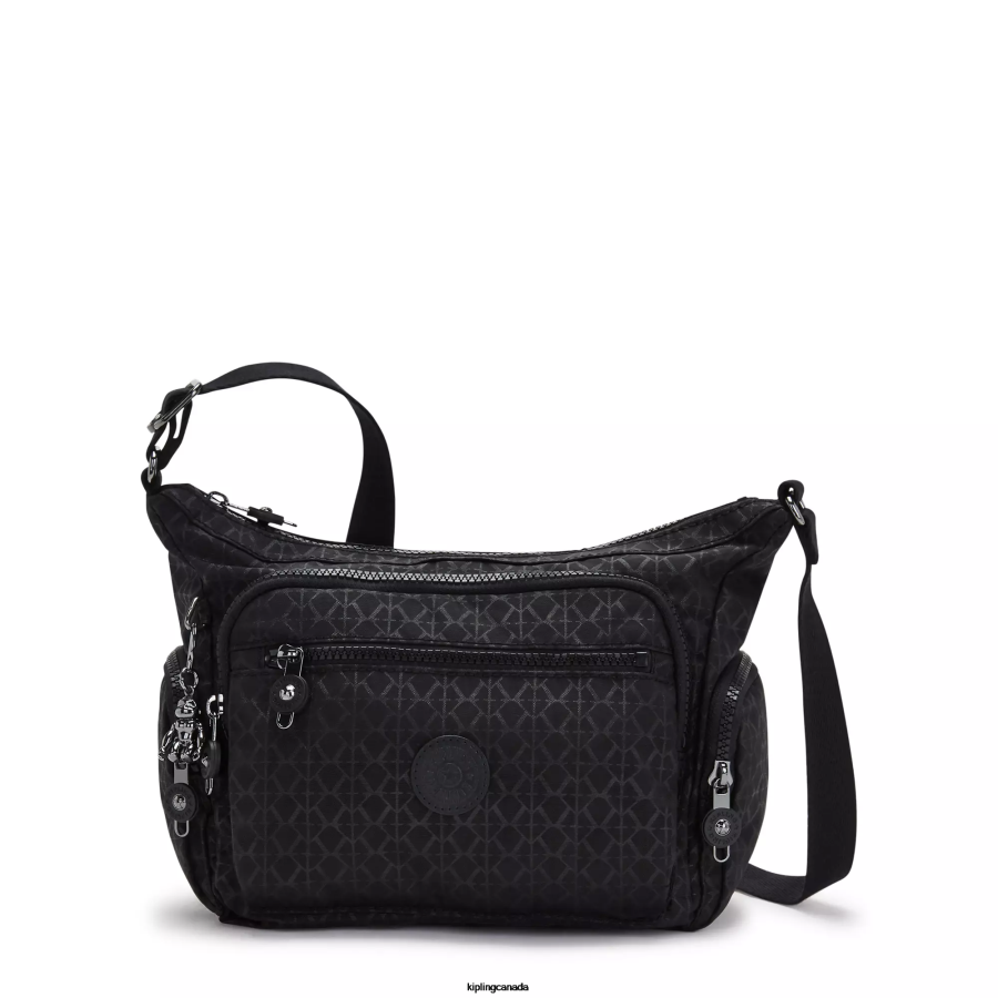 Women Crossbody Bags Kipling Signature Embossed Gabbie Small Printed Crossbody Bag FHZD233 - Image 1