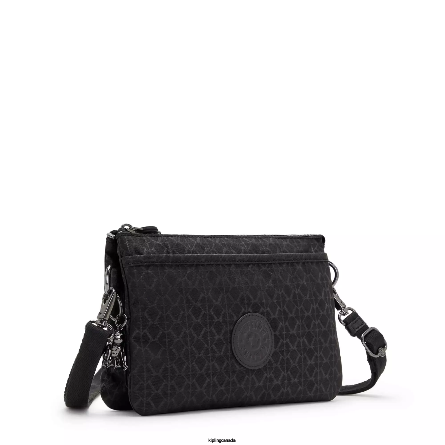 Women Crossbody Bags Kipling Signature Embossed Riri Printed Crossbody Bag FHZD187 - Image 2