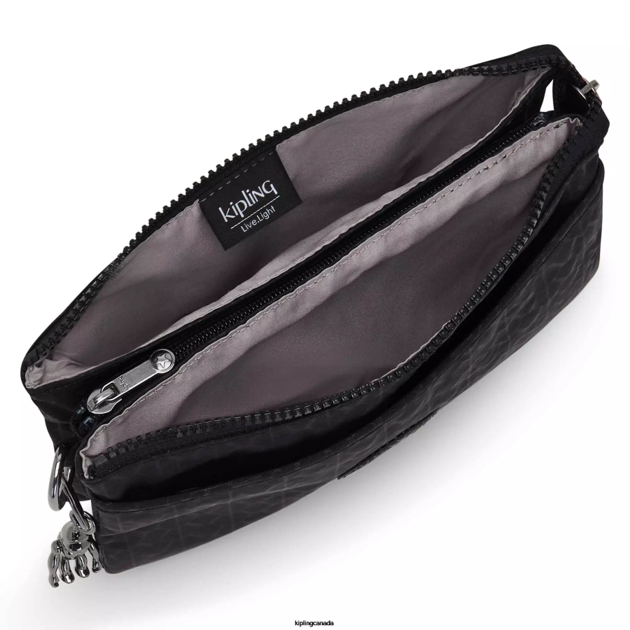 Women Crossbody Bags Kipling Signature Embossed Riri Printed Crossbody Bag FHZD187 - Image 3