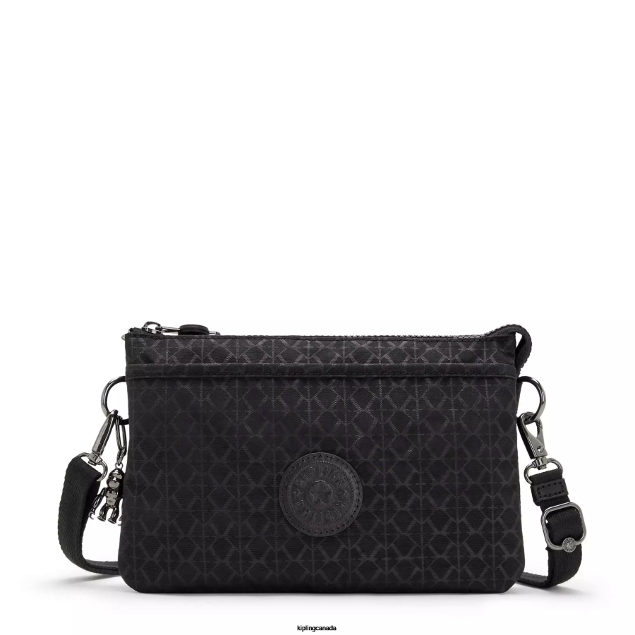 Women Crossbody Bags Kipling Signature Embossed Riri Printed Crossbody Bag FHZD187 - Image 1