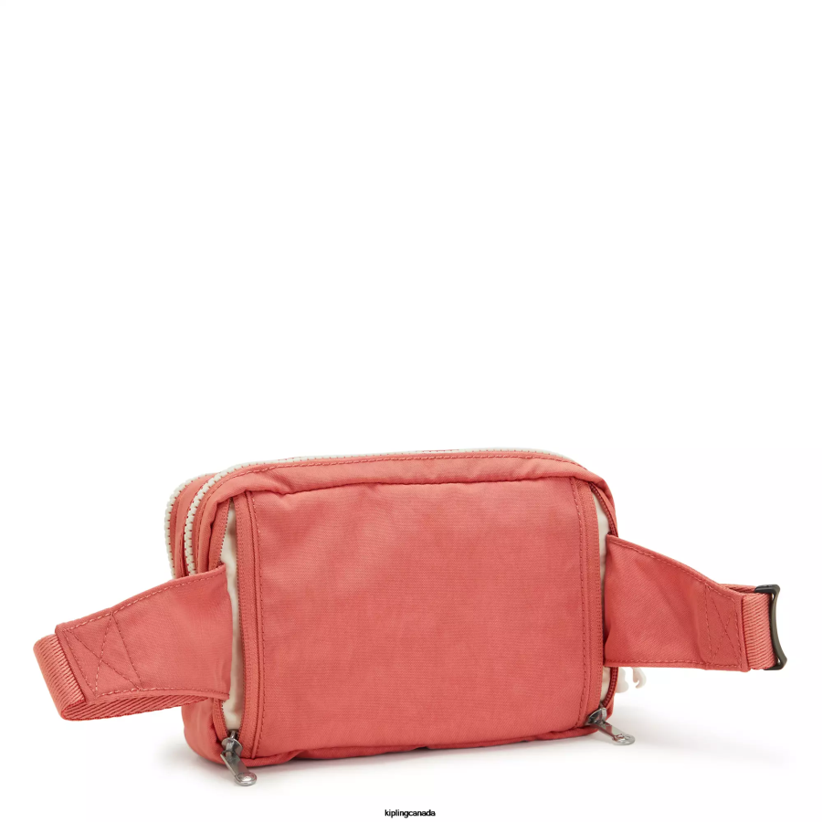 Women Crossbody Bags Kipling Vintage Pink Abanu Multi Convertible Crossbody Bag FHZD122 - Image 5