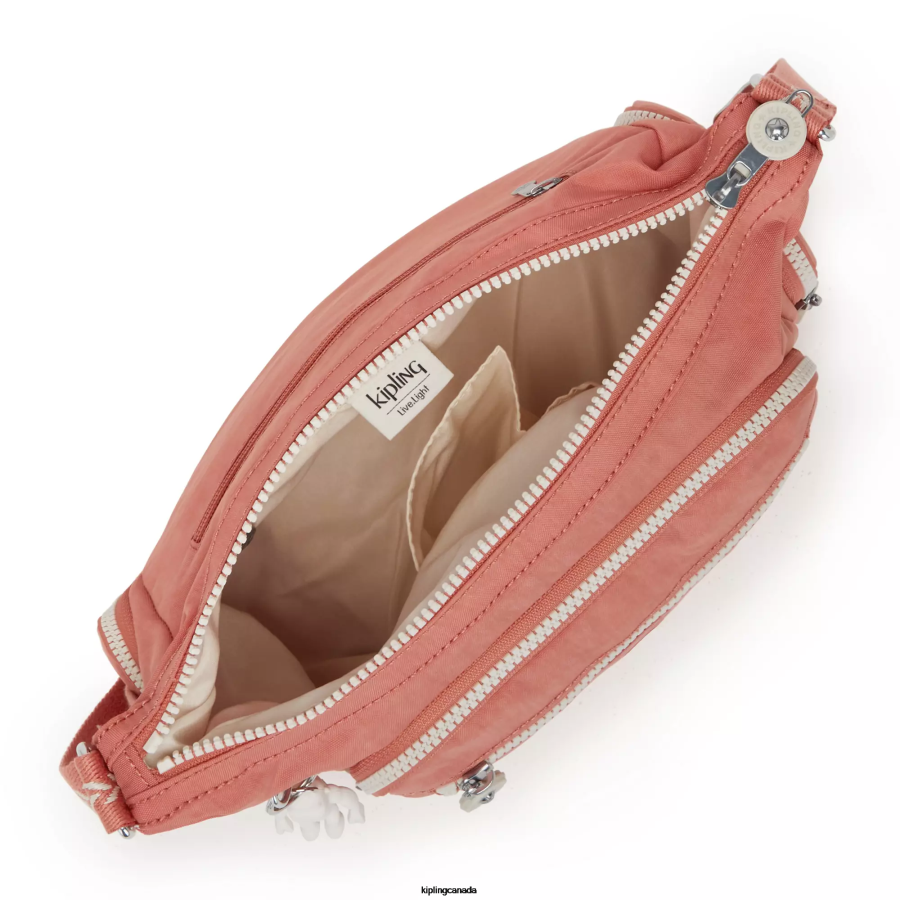 Women Crossbody Bags Kipling Vintage Pink Gabbie Small Crossbody Bag FHZD165 - Image 3