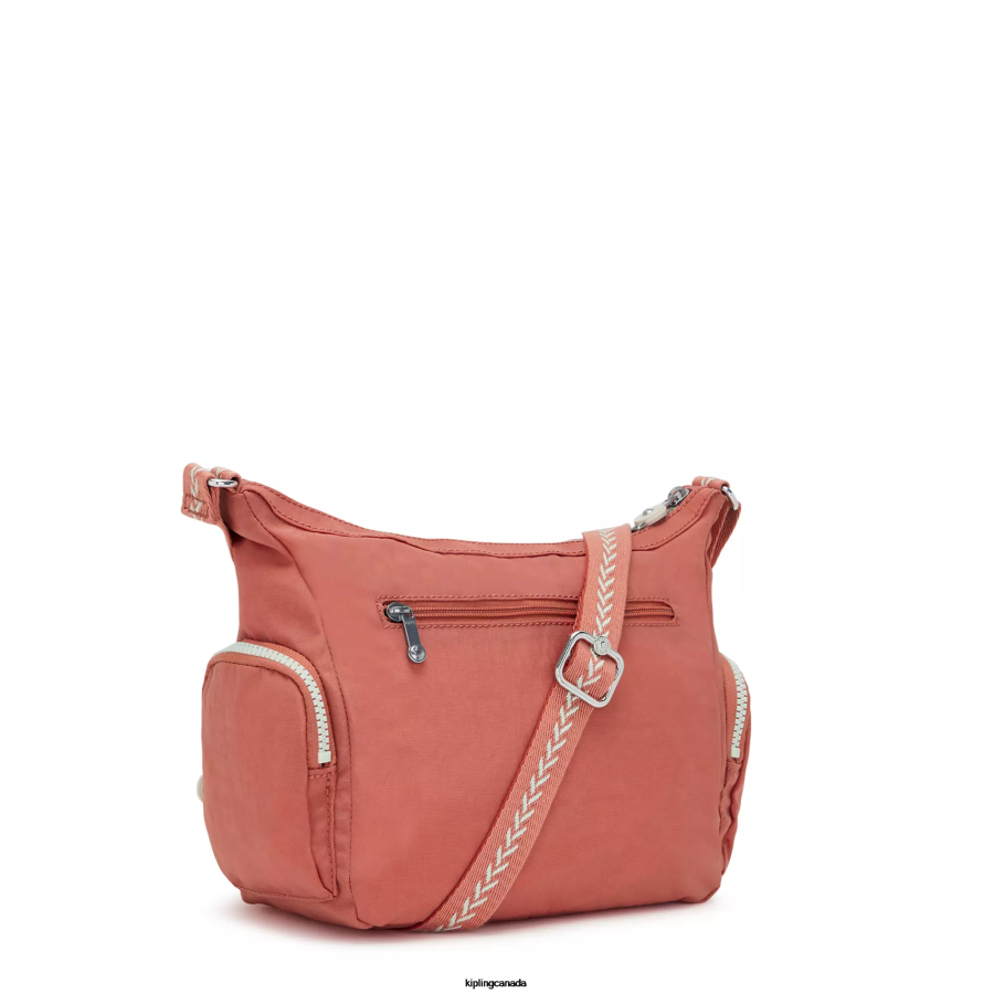 Women Crossbody Bags Kipling Vintage Pink Gabbie Small Crossbody Bag FHZD165 - Image 5