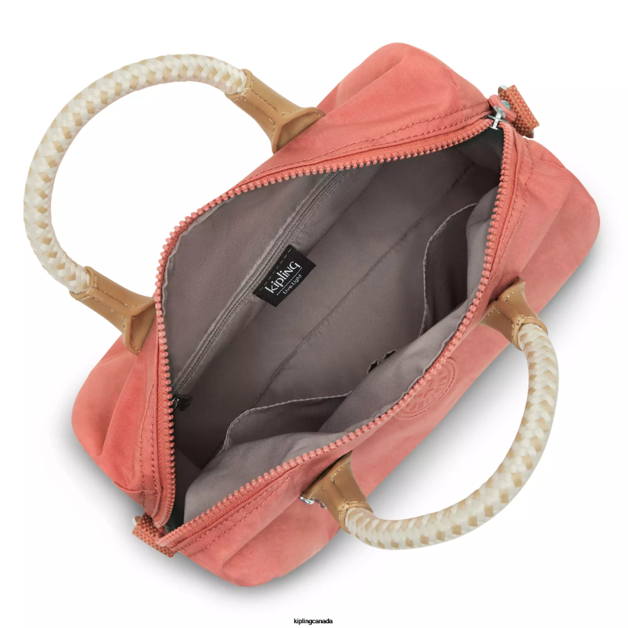 Women Crossbody Bags Kipling Vintage Pink M Abia Crossbody Bag FHZD183 - Image 3