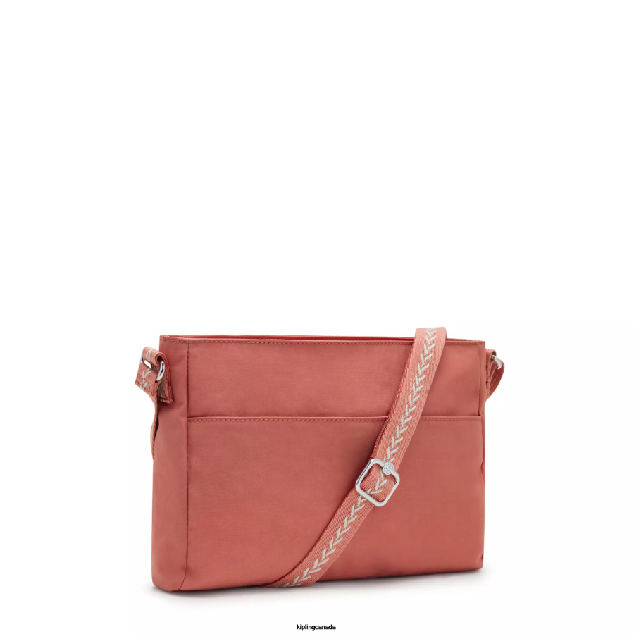 Women Crossbody Bags Kipling Vintage Pink New Angie Crossbody Bag FHZD172 - Image 4