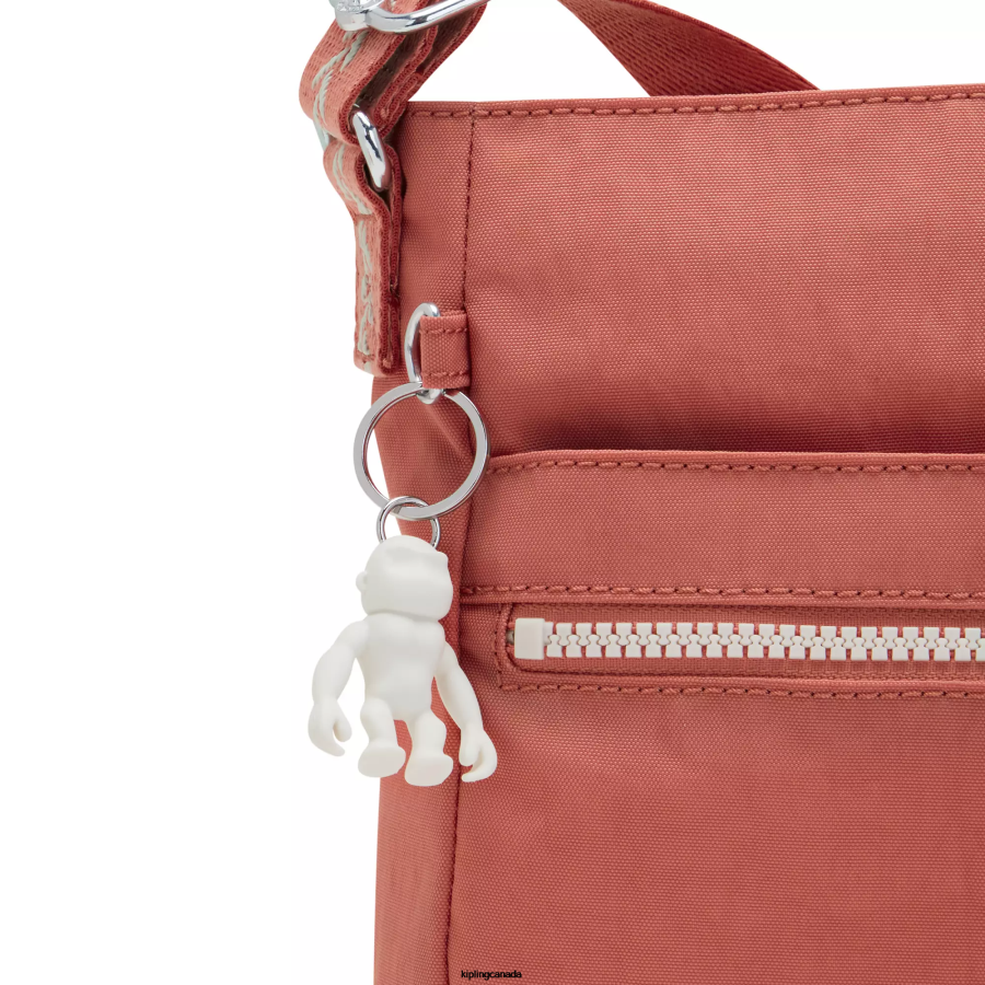 Women Crossbody Bags Kipling Vintage Pink New Angie Crossbody Bag FHZD172 - Image 5
