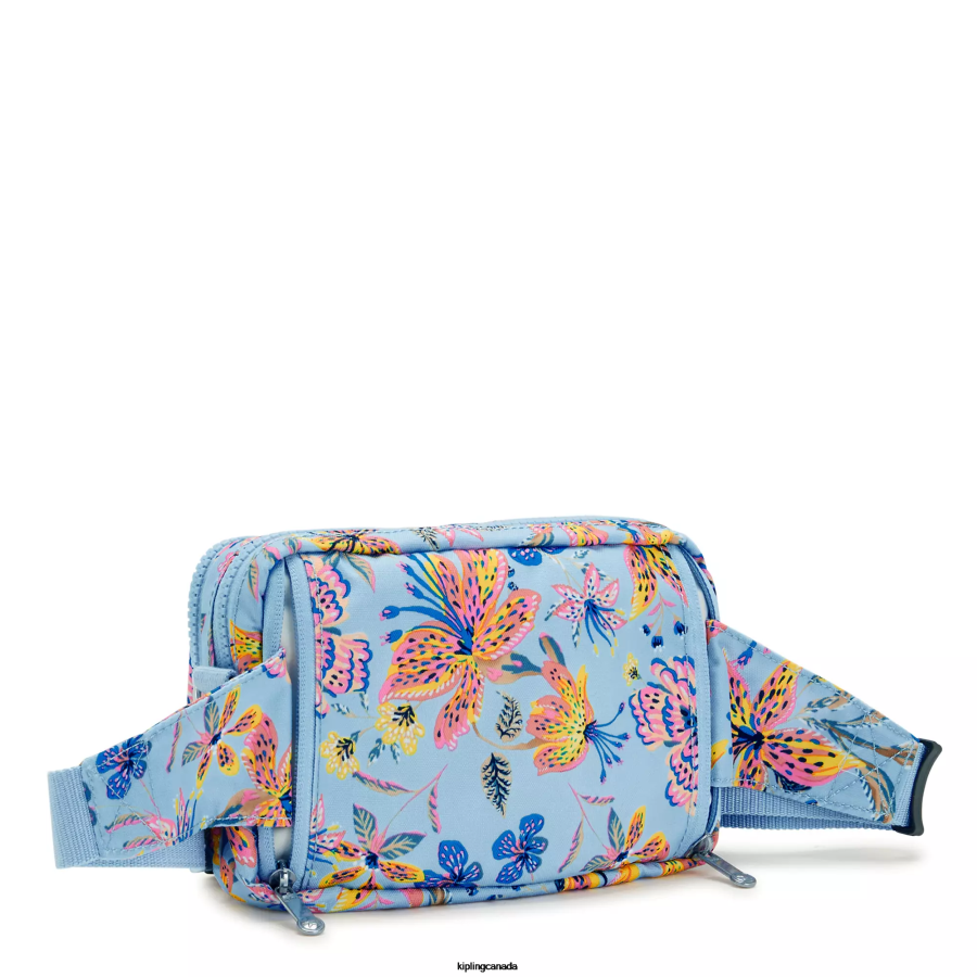 Women Crossbody Bags Kipling Wild Flowers Abanu Multi Printed Convertible Crossbody Bag FHZD323 - Image 5