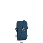 Women Crossbody Bags Kipling Woven Teal Tally Crossbody Phone Bag FHZD182 - Image 5