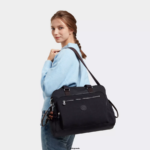Women Diaper Bags Kipling Black Tonal Alanna Diaper Bag FHZD282 - Image 4