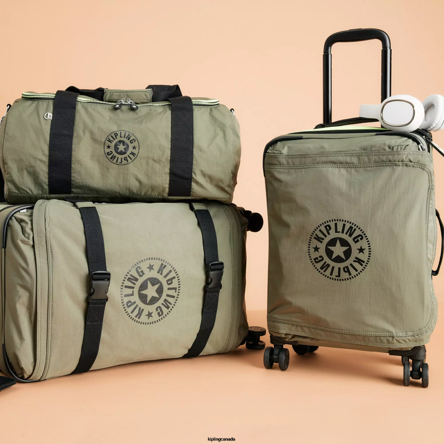 Women Duffle Bags Kipling Strong Moss Argus Small Duffle Bag FHZD328 - Image 5