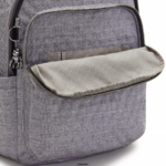Women Fashion Backpacks Kipling Almost Grey Delia Backpack FHZD400 - Image 5