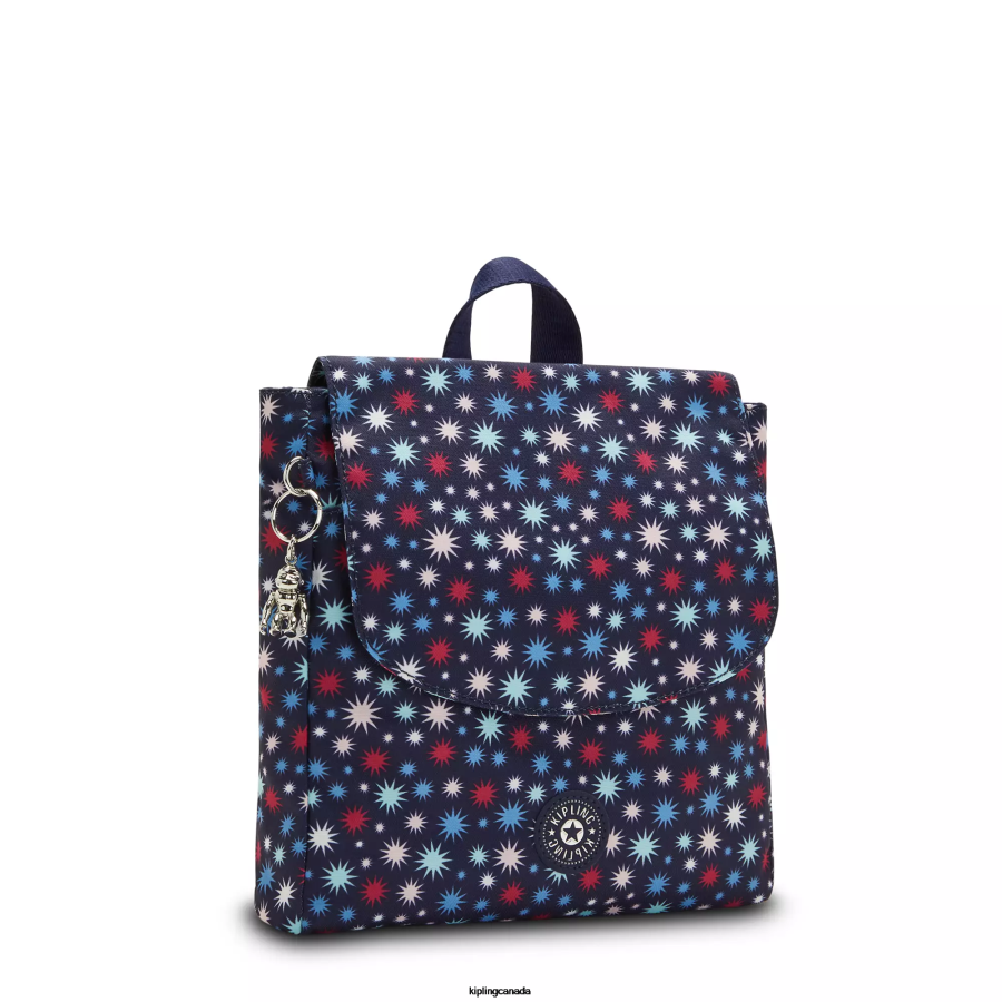 Women Fashion Backpacks Kipling Funky Stars Dannie Printed Small Backpack FHZD390 - Image 2