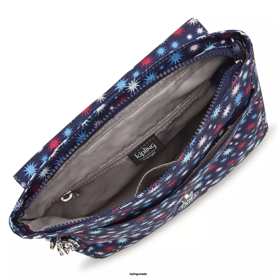 Women Fashion Backpacks Kipling Funky Stars Dannie Printed Small Backpack FHZD390 - Image 3