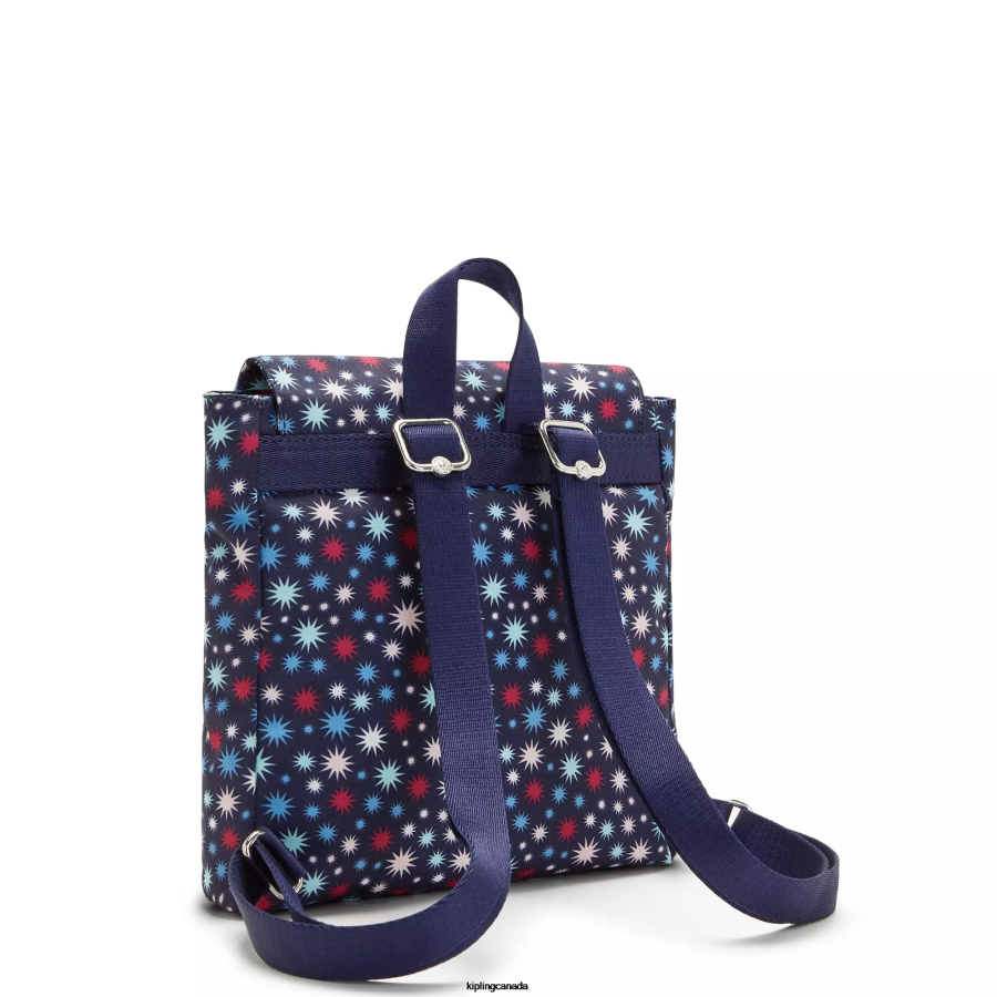 Women Fashion Backpacks Kipling Funky Stars Dannie Printed Small Backpack FHZD390 - Image 5