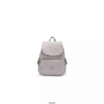 Women Fashion Backpacks Kipling Grey Gris City Pack Backpack FHZD351