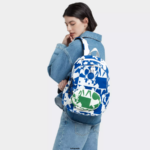 Women Fashion Backpacks Kipling Minju Multi Print Delia Minju Kim Backpack FHZD337 - Image 4