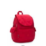 Women Fashion Backpacks Kipling Red Rouge City Pack Backpack FHZD354 - Image 2