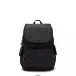 Women Fashion Backpacks Kipling Signature Embossed City Pack Printed Backpack FHZD363